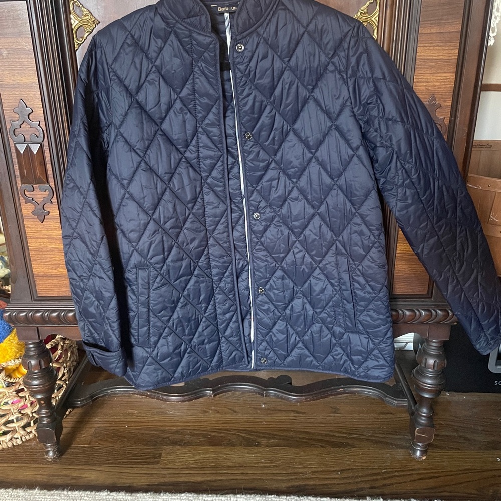 Barbour Quilted Jacket in Deep Blue